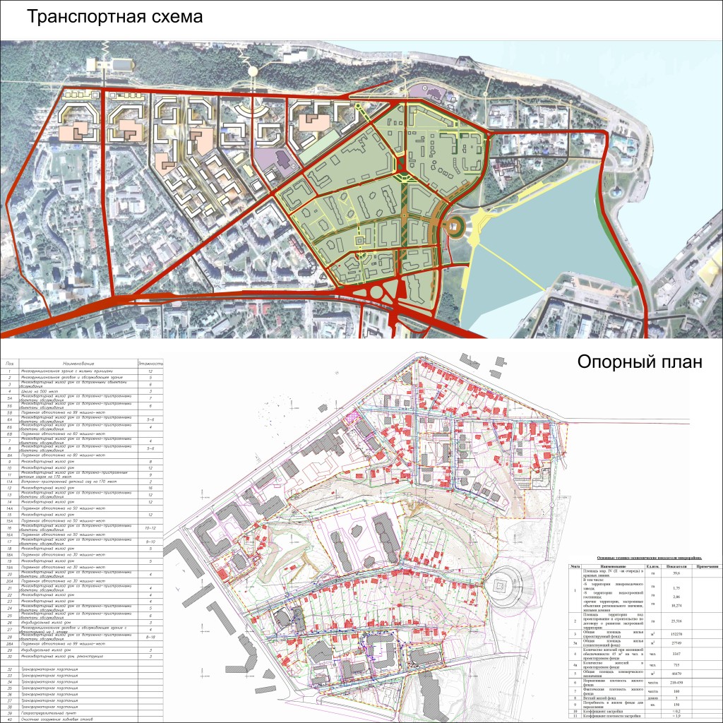 Транспортная схема района